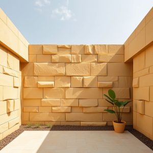 Batu Alam Dinding Minimalis Jogja