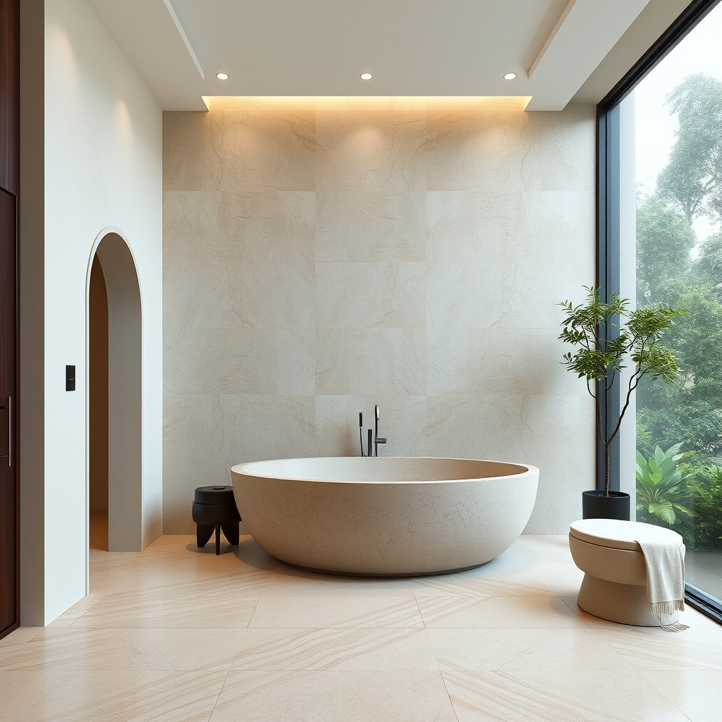 Batu Alam Lantai Kamar Mandi Jogja
