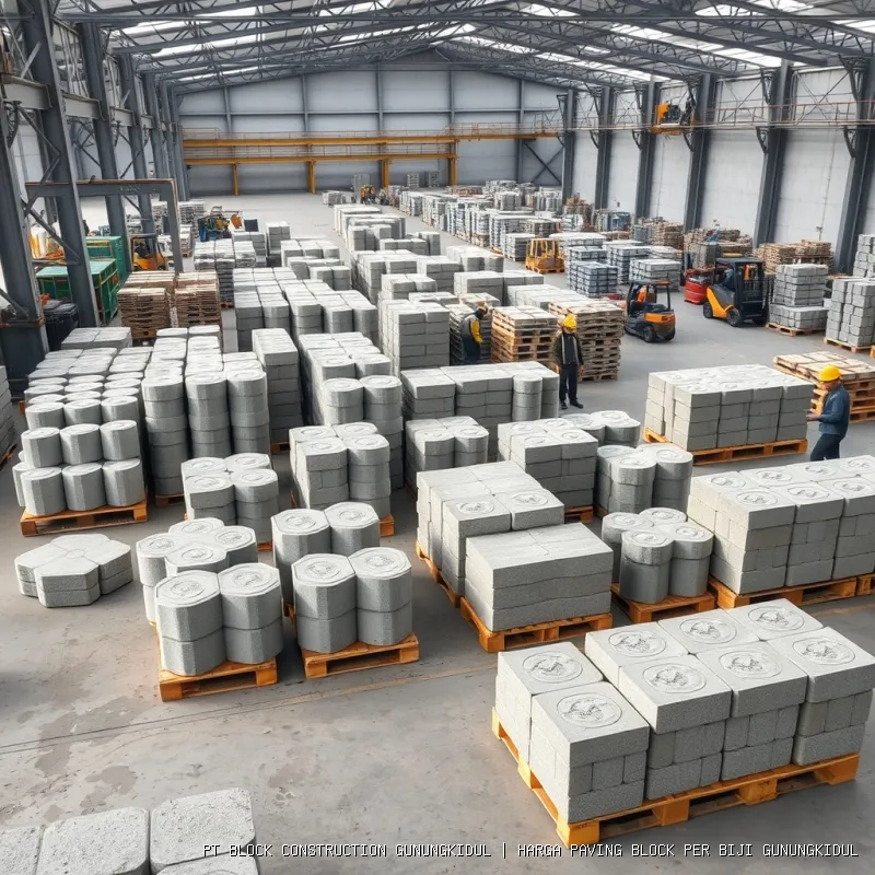 harga paving block per biji Gunungkidul