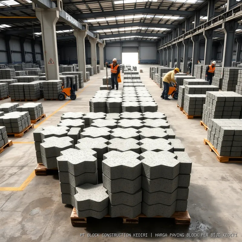 harga paving block per biji Kediri