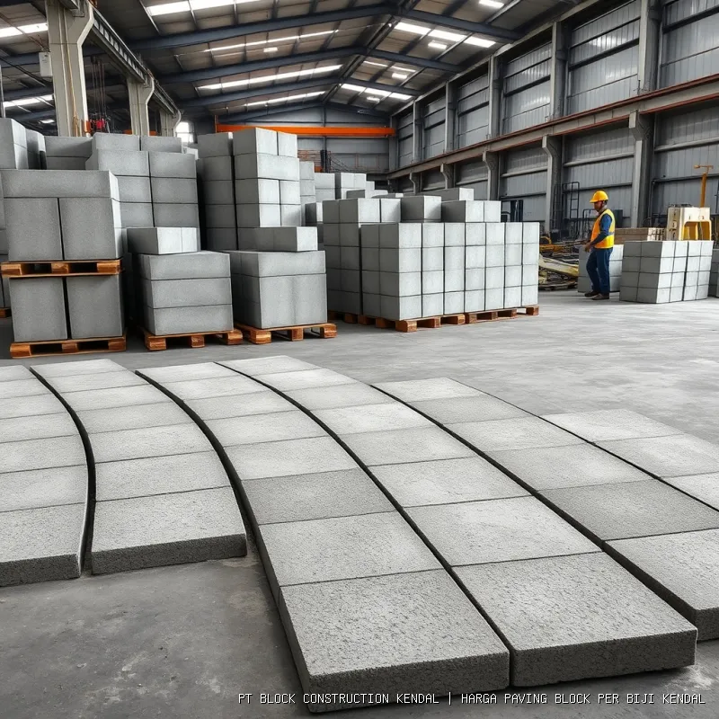 harga paving block per biji Kendal