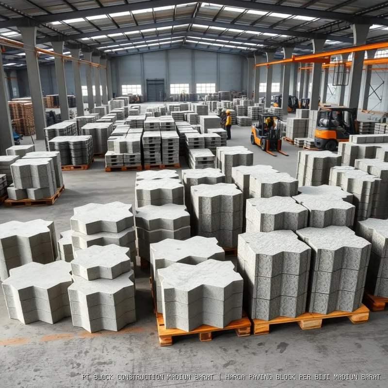 harga paving block per biji Madiun Barat