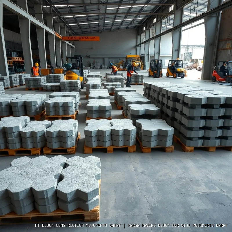 harga paving block per biji Mojokerto Barat