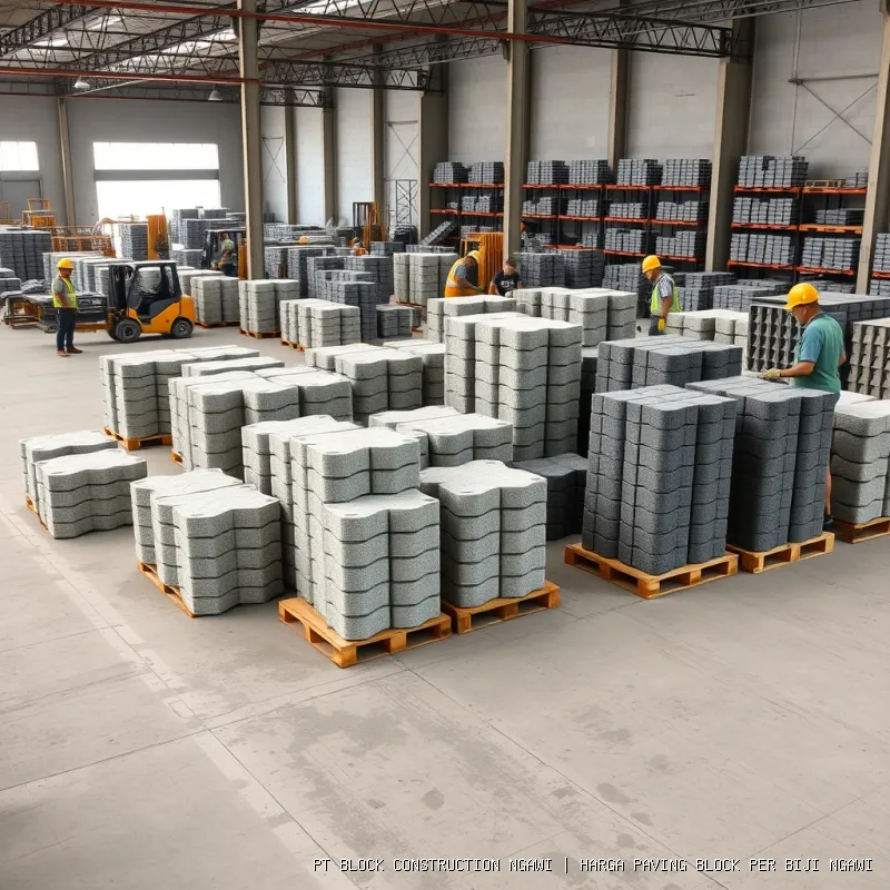 harga paving block per biji Ngawi
