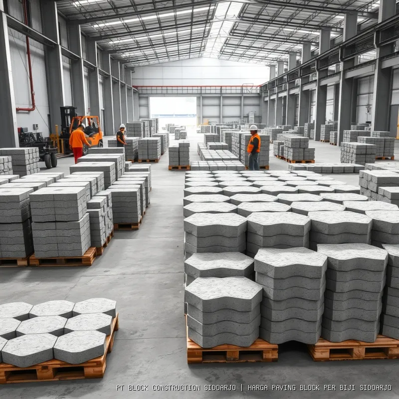harga paving block per biji Sidoarjo