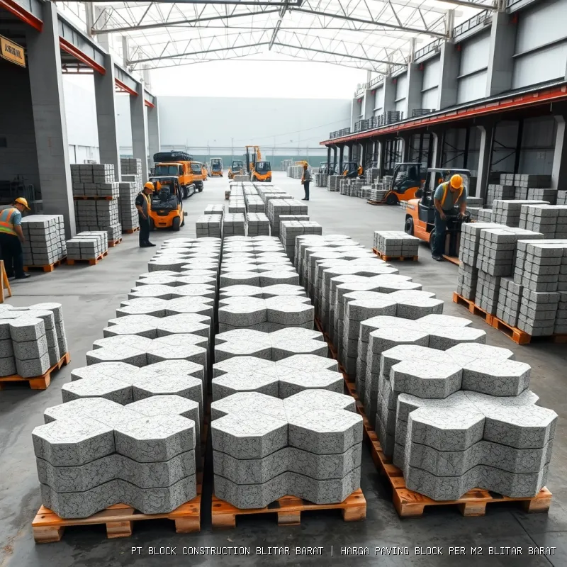 harga paving block per m2 Blitar Barat