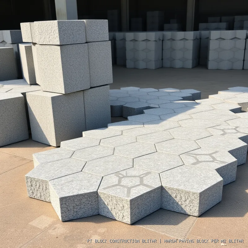 harga paving block per m2 Blitar