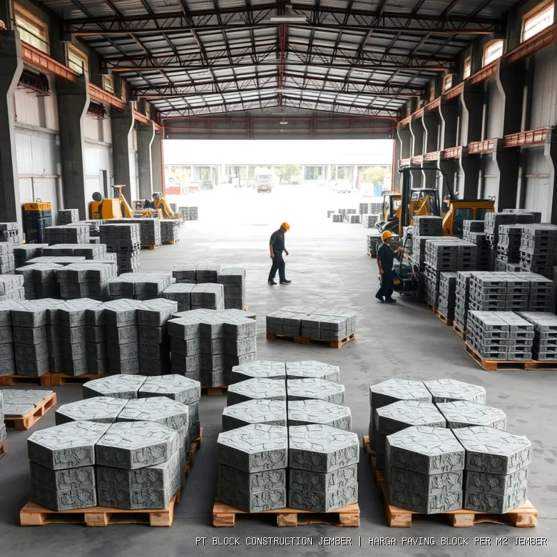 harga paving block per m2 Jember