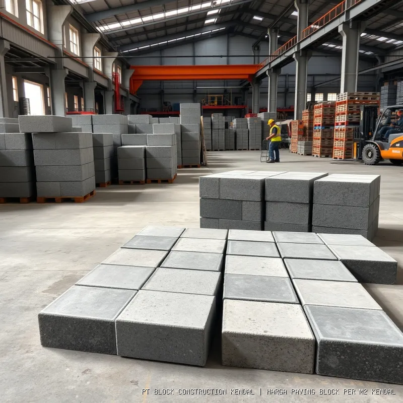 harga paving block per m2 Kendal