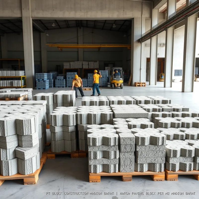 harga paving block per m2 Madiun Barat
