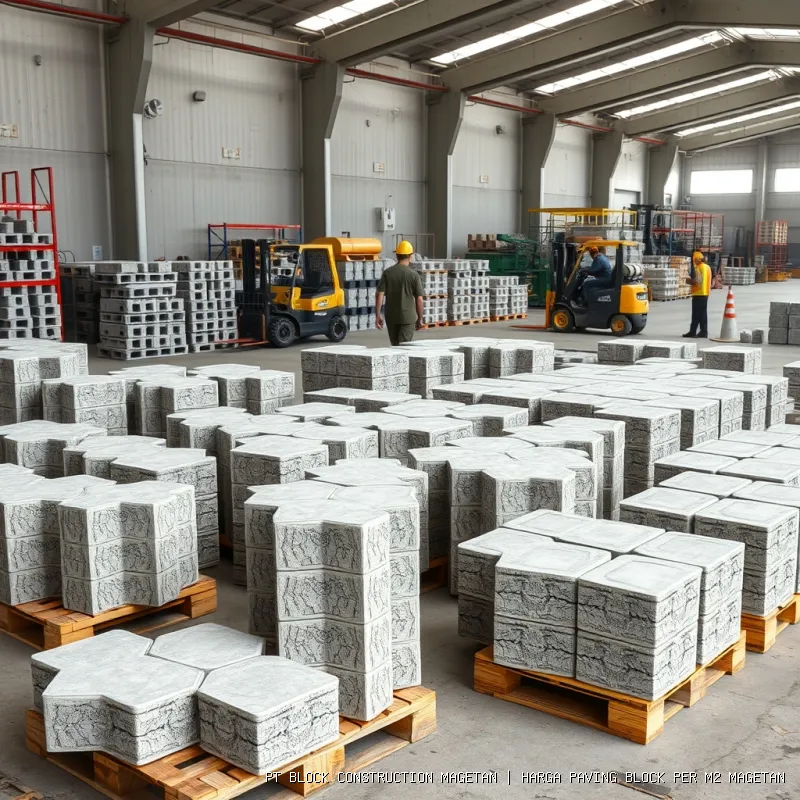harga paving block per m2 Magetan