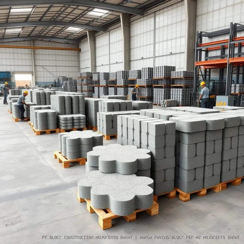 harga paving block per m2 Mojokerto Barat
