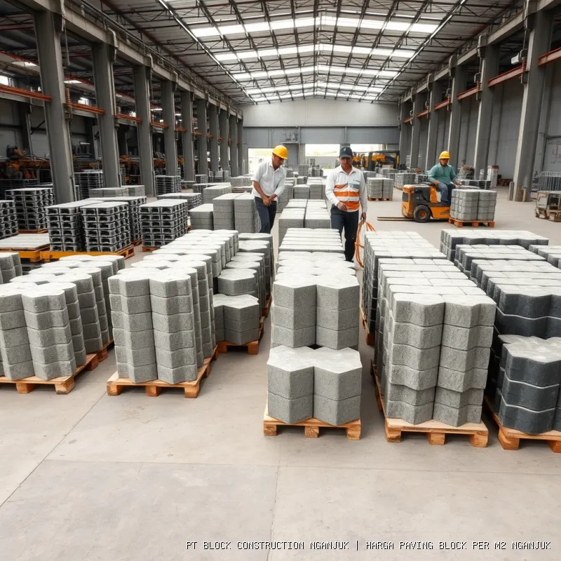 harga paving block per m2 Nganjuk