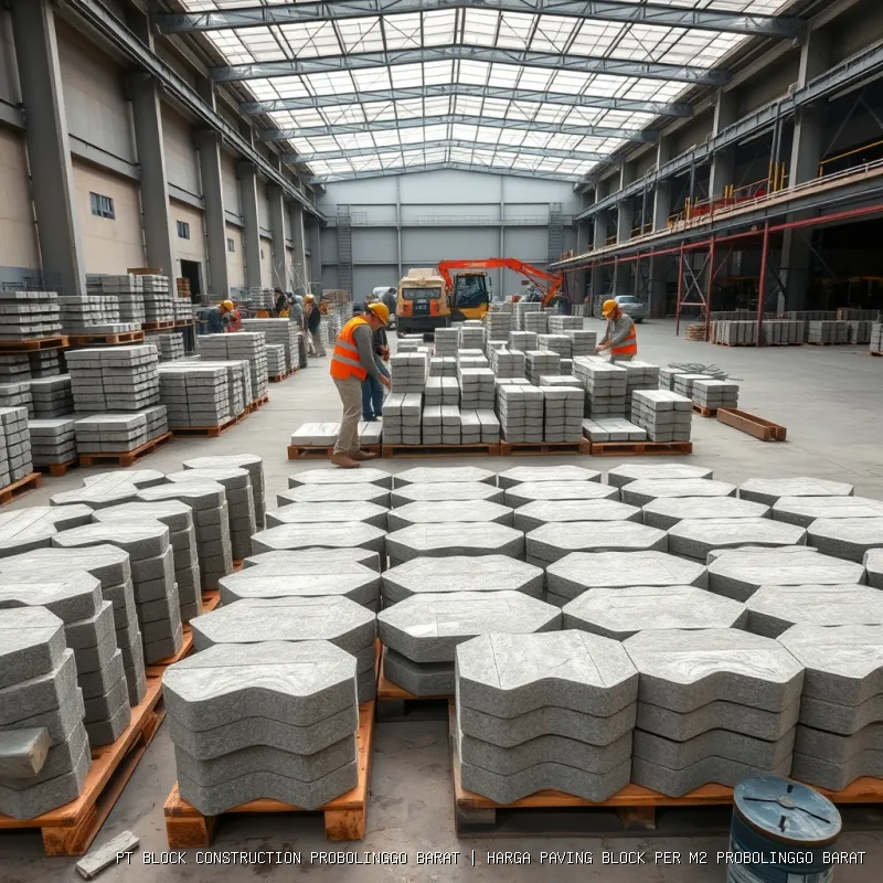 harga paving block per m2 Probolinggo Barat