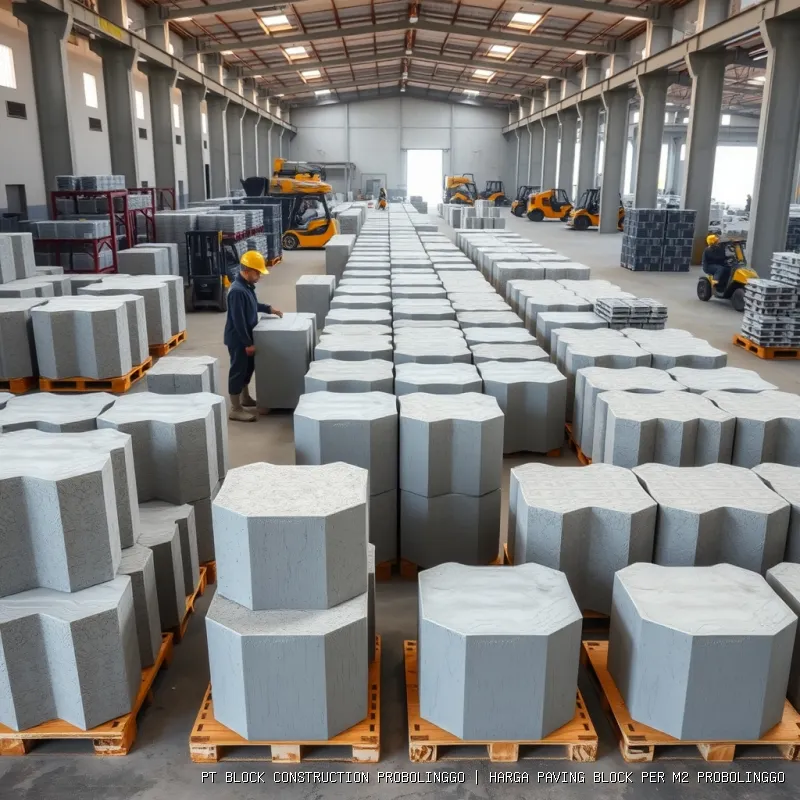 harga paving block per m2 Probolinggo