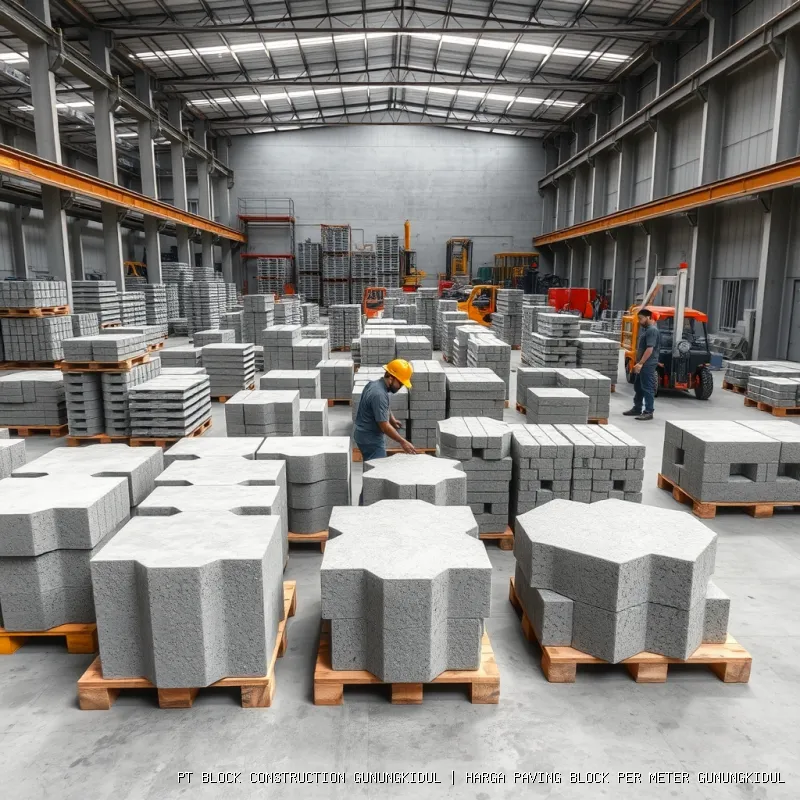 harga paving block per meter Gunungkidul