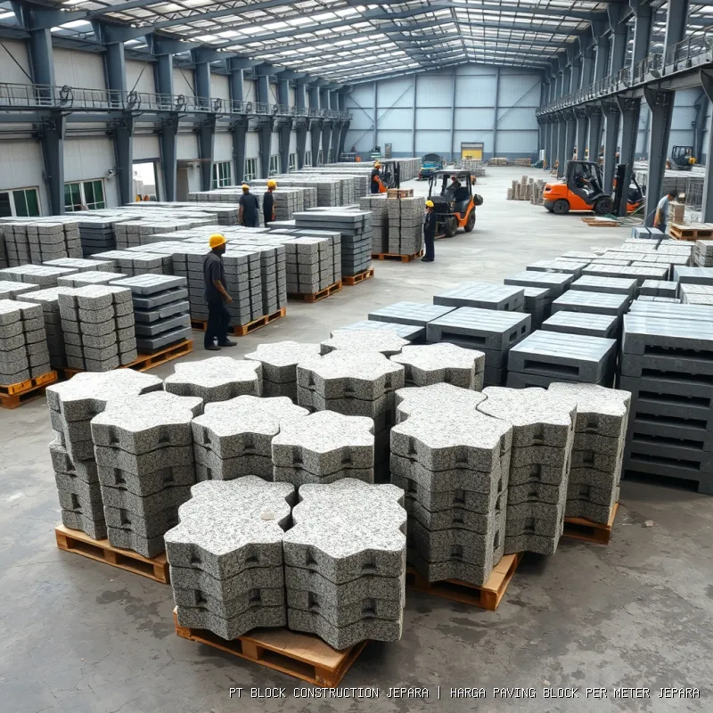 harga paving block per meter Jepara