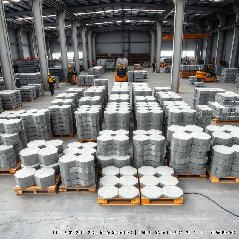 harga paving block per meter Karanganyar