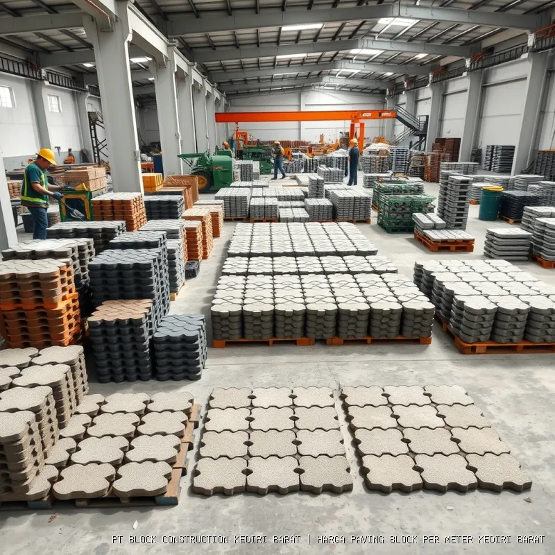 harga paving block per meter Kediri Barat