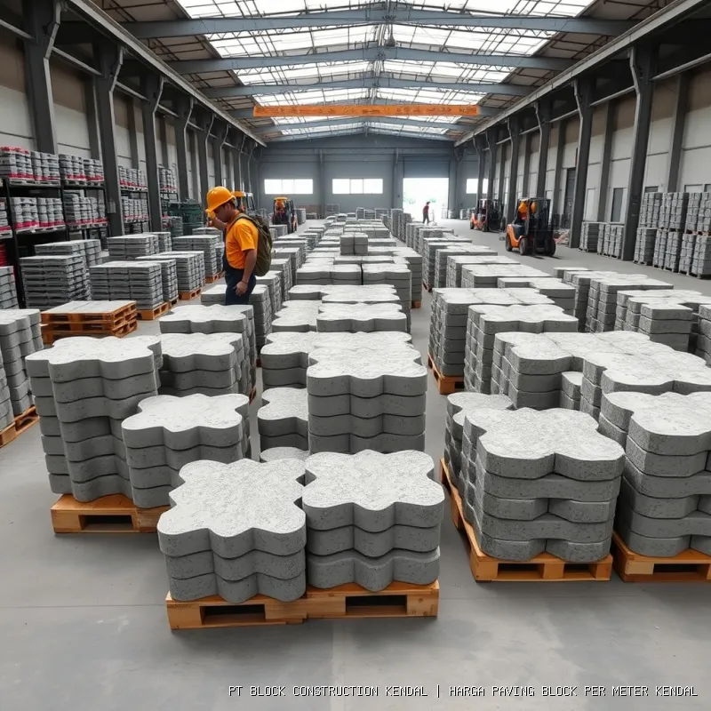 harga paving block per meter Kendal