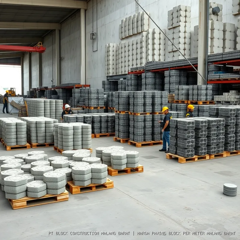 harga paving block per meter Malang Barat