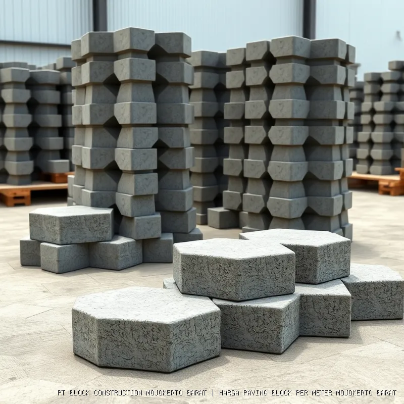 harga paving block per meter Mojokerto Barat