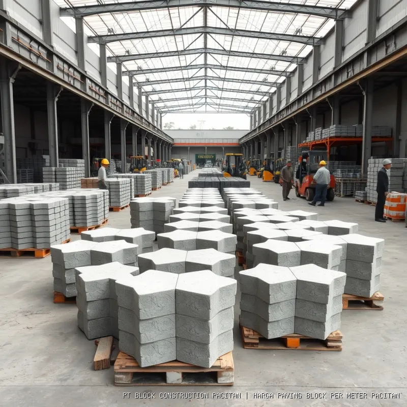 harga paving block per meter Pacitan