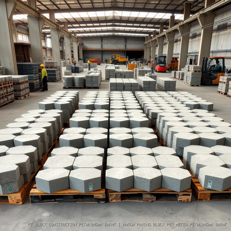 harga paving block per meter Pekalongan Barat