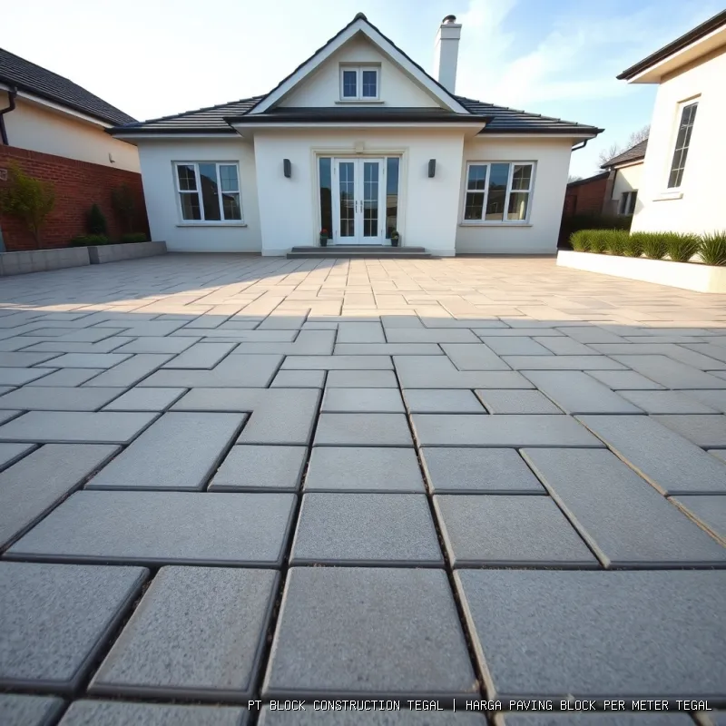 harga paving block per meter Tegal