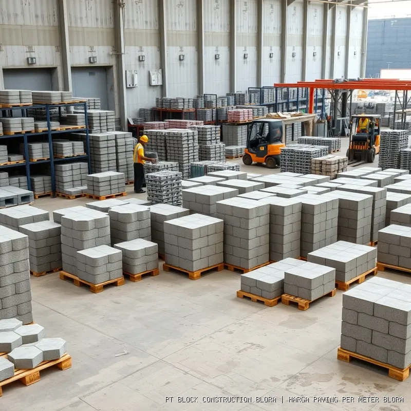 harga paving per meter Blora