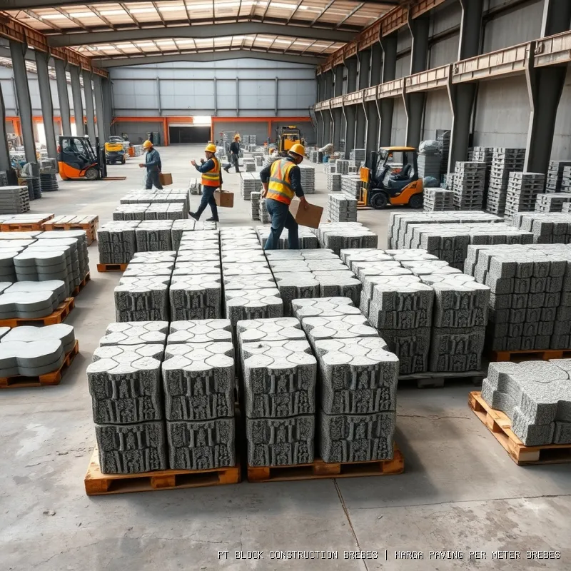 harga paving per meter Brebes