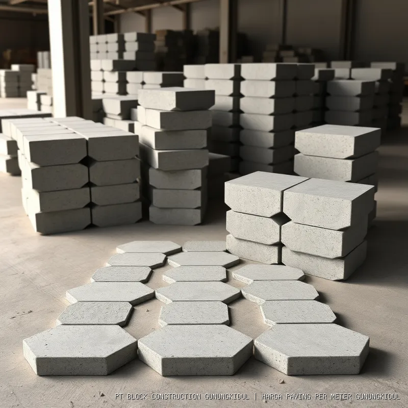 harga paving per meter Gunungkidul