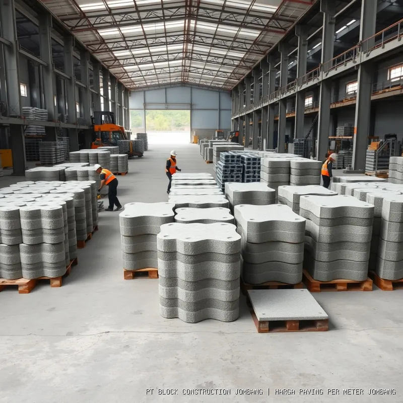 harga paving per meter Jombang