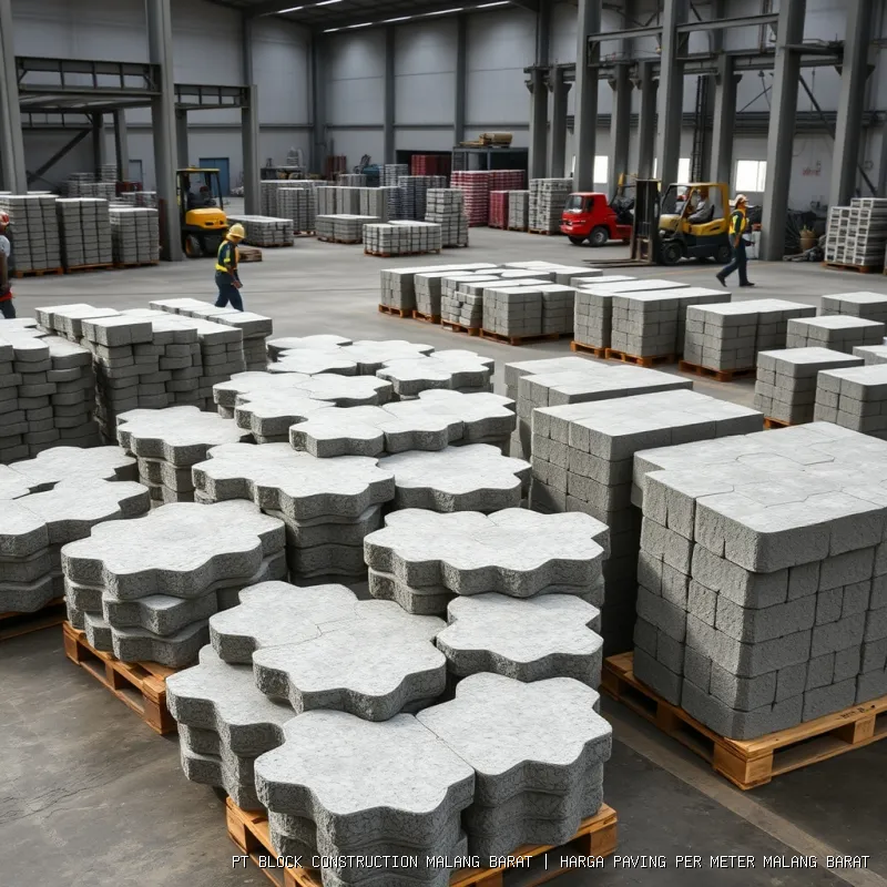 harga paving per meter Malang Barat