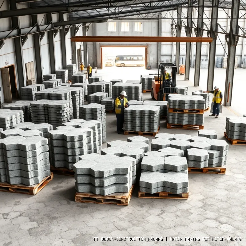 harga paving per meter Malang