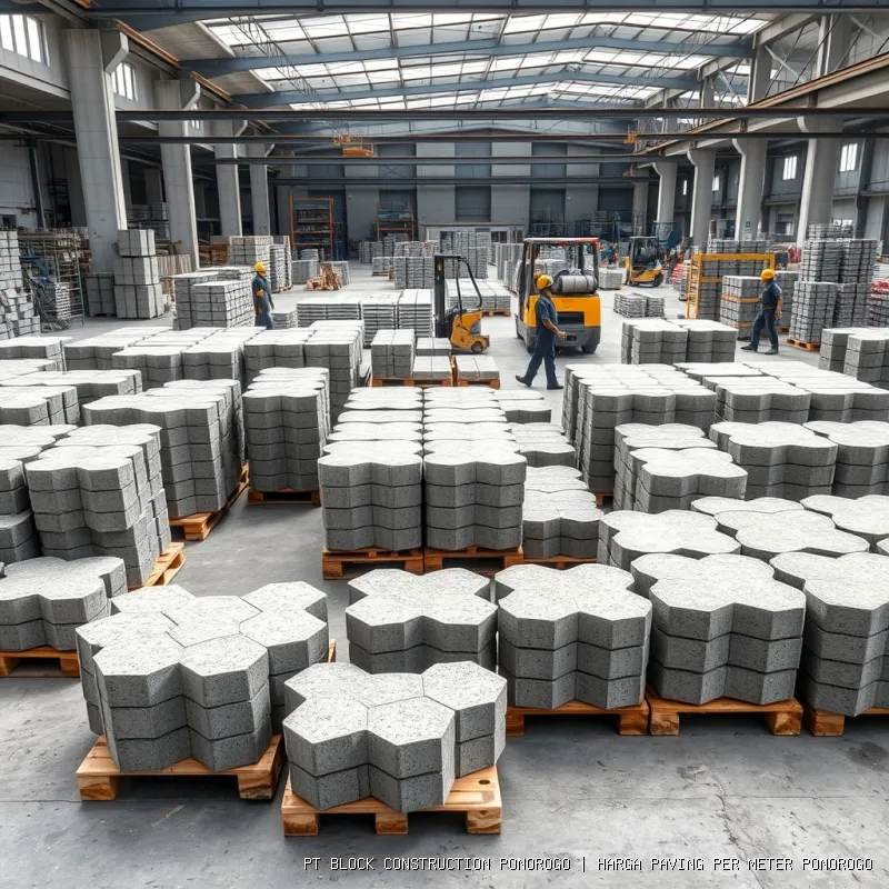 harga paving per meter Ponorogo