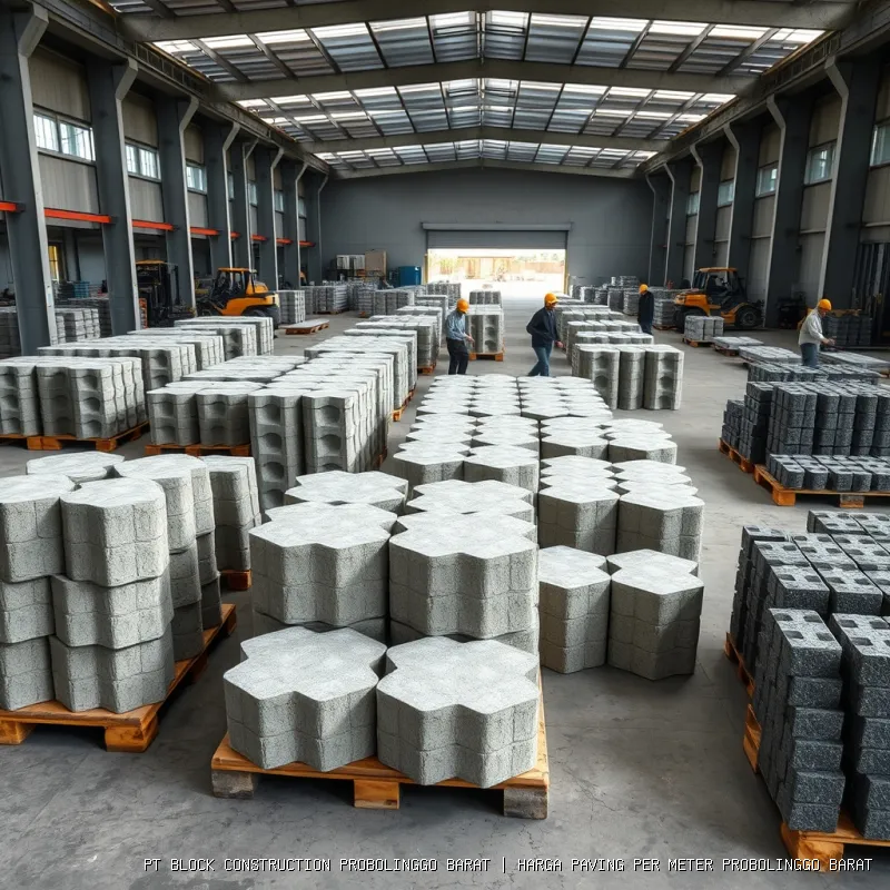 harga paving per meter Probolinggo Barat