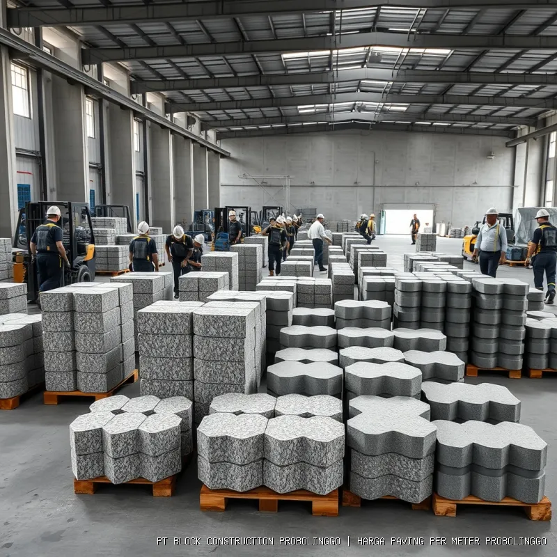 harga paving per meter Probolinggo