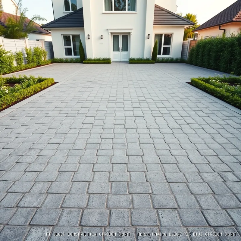 harga paving block per biji Cirebon Barat