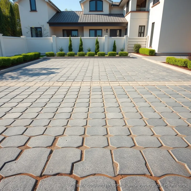 harga paving block per m2 Depok