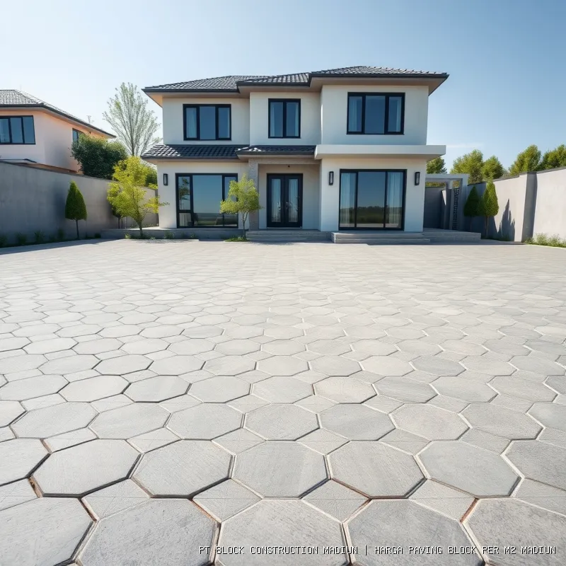 harga paving block per m2 Madiun