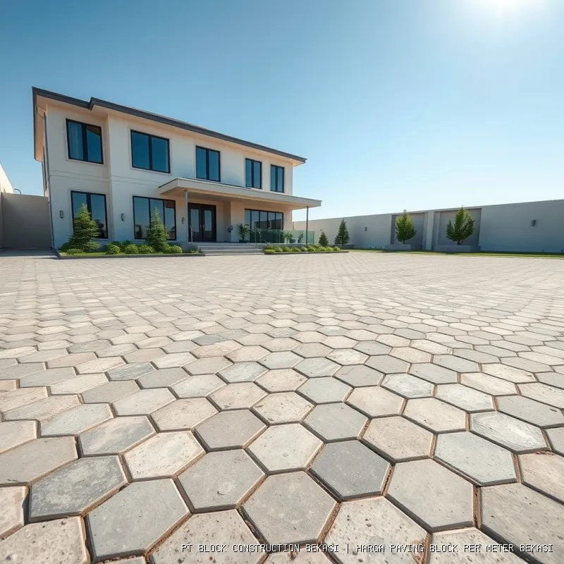 harga paving block per meter Bekasi