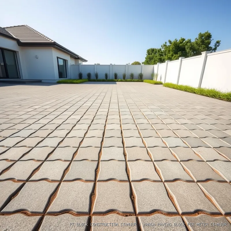 harga paving block per meter Cianjur