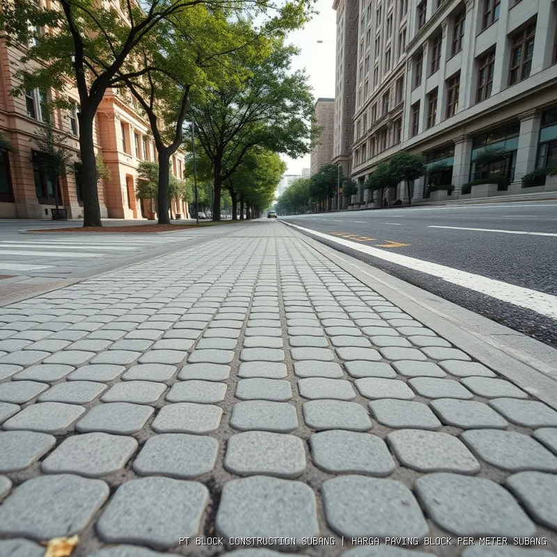 harga paving block per meter Subang