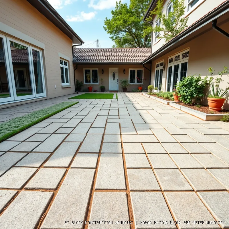 harga paving block per meter Wonogiri