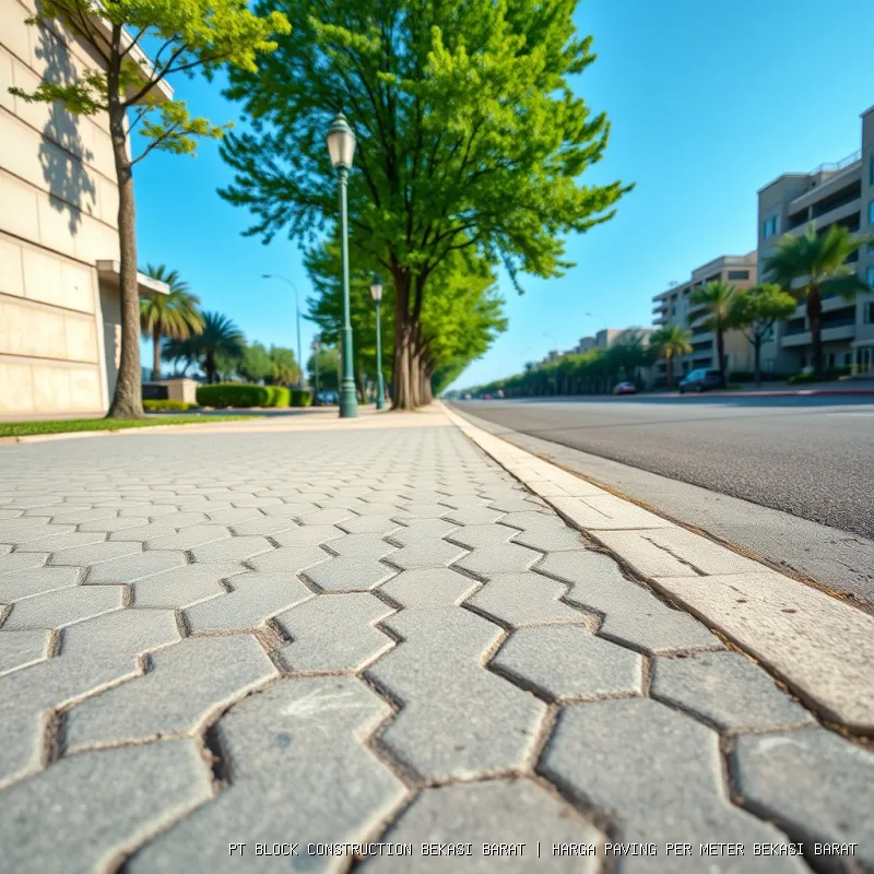 harga paving per meter Bekasi Barat