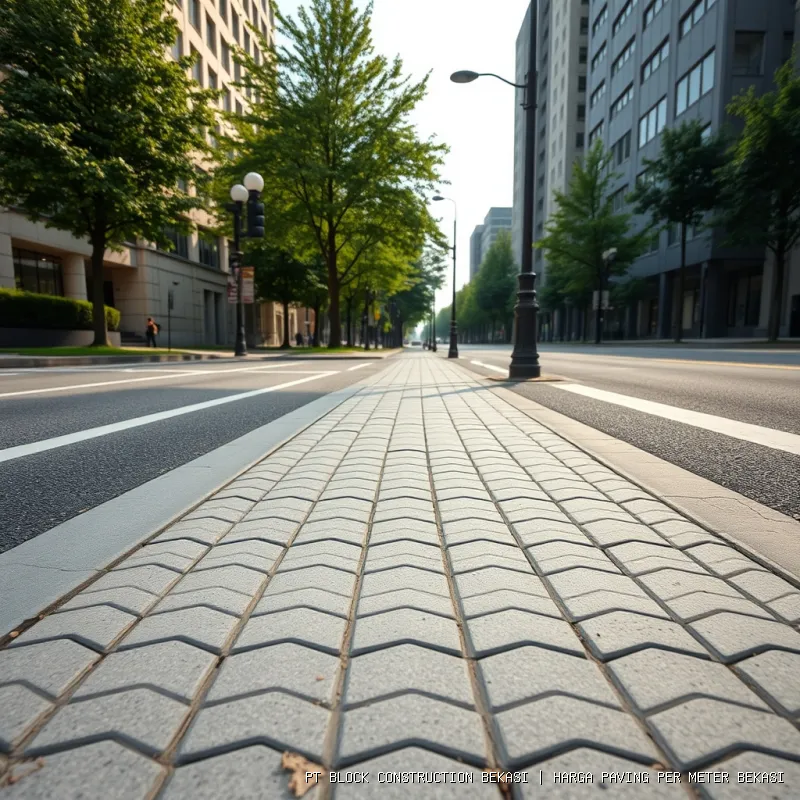 harga paving per meter Bekasi