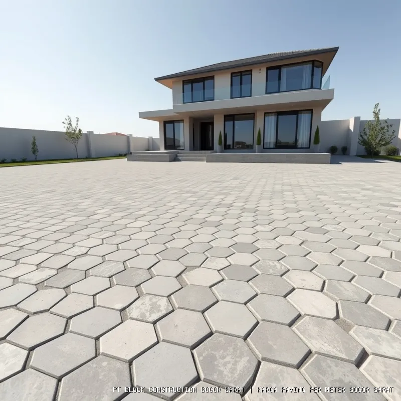 harga paving per meter Bogor Barat