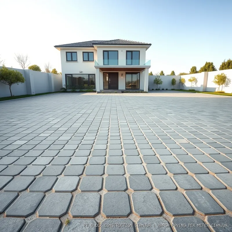 harga paving per meter Cianjur