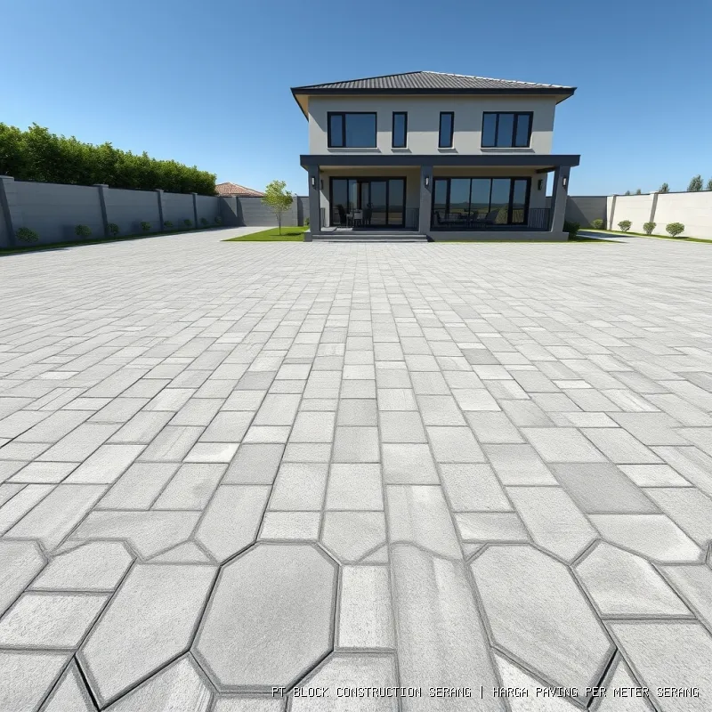 harga paving per meter Serang